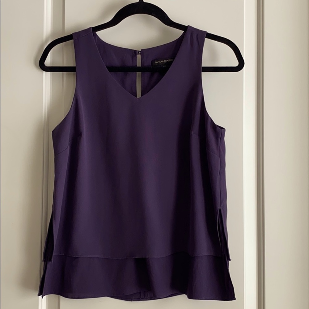 Banana Republic sleeveless top petite small